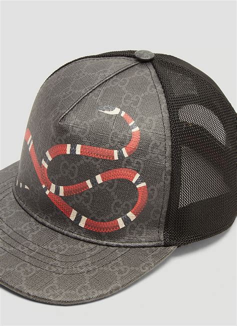 gucci black snake hat|gucci kingsnake cap.